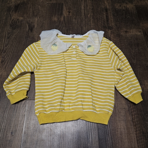 10/$15 🎃 Duo Lala Striped Top - Picture 1 of 4